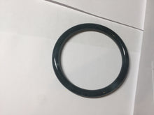 Load image into Gallery viewer, 52mm Certified Type A 100% Natural icy watery dark green/blue/gray Guatemala slim round cut Jadeite bangle PD55-5513

