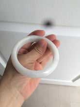 Load image into Gallery viewer, 57.9mm certified type A 100% Natural light green/white jadeite jade bangle AY53-1460
