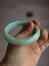 Load image into Gallery viewer, 55mm certified Type A 100% Natural apple green/purple Jadeite Jade bangle L145-2834
