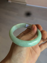 Load image into Gallery viewer, 55mm certified Type A 100% Natural apple green/purple Jadeite Jade bangle L145-2834
