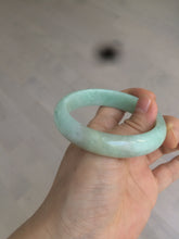 Load image into Gallery viewer, 55mm certified Type A 100% Natural apple green/purple Jadeite Jade bangle L145-2834
