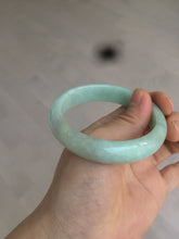 Load image into Gallery viewer, 55mm certified Type A 100% Natural apple green/purple Jadeite Jade bangle L145-2834
