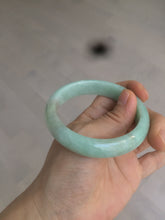 Load image into Gallery viewer, 55mm certified Type A 100% Natural apple green/purple Jadeite Jade bangle L145-2834
