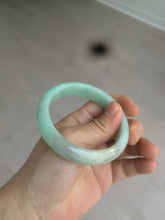 Load image into Gallery viewer, 55mm certified Type A 100% Natural apple green/purple Jadeite Jade bangle L145-2834
