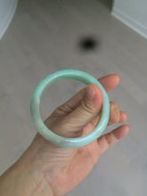 Load image into Gallery viewer, 55mm certified Type A 100% Natural apple green/purple Jadeite Jade bangle L145-2834
