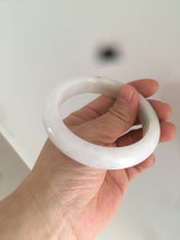 Load image into Gallery viewer, 57.6mm certified type A 100% Natural sunny green jadeite jade bangle AY52-1481
