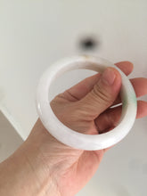 Load image into Gallery viewer, 57.6mm certified type A 100% Natural sunny green jadeite jade bangle AY52-1481

