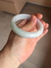 Load image into Gallery viewer, 52.5mm Certified Type A 100% Natural light green white purple Jadeite bangle AU22-0872
