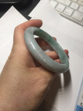 Load image into Gallery viewer, 56.9mm certified 100% natural Type A green white gray jadeite jade bangle BP174-9549
