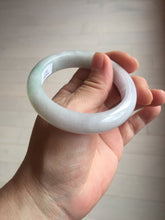 Load image into Gallery viewer, 52.5mm Certified Type A 100% Natural light green white purple Jadeite bangle AU22-0872
