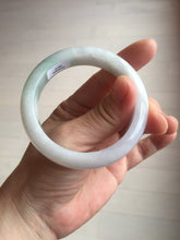 Load image into Gallery viewer, 52.5mm Certified Type A 100% Natural light green white purple Jadeite bangle AU22-0872
