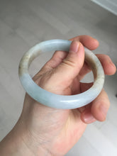 Load image into Gallery viewer, 59mm Certified Type A 100% Natural icy watery blue green brown Jadeite Jade bangle H157-70322
