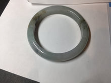 Load image into Gallery viewer, 58.5mm Certified Type A 100% Natural icy watery green/gray/brown Jadeite Jade bangle AX136-7699
