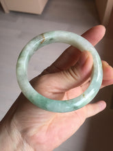 Load image into Gallery viewer, 55.5mm Certified 100% natural Type A fresh green yellow orange jadeite jade bangle BN1-6331
