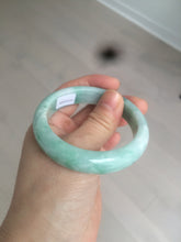 Load image into Gallery viewer, 卖了 53mm 100% natural certified sunny green/dark green jadeite jade bangle BK80-5244
