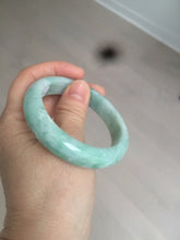 Load image into Gallery viewer, 卖了 53mm 100% natural certified sunny green/dark green jadeite jade bangle BK80-5244
