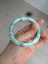 Load image into Gallery viewer, 卖了 53mm 100% natural certified sunny green/dark green jadeite jade bangle BK80-5244
