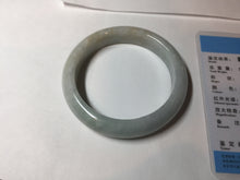 Load image into Gallery viewer, 54.5mm Certified 100% natural Type A light green white yellow jadeite jade bangle AX137-0804
