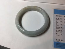 Load image into Gallery viewer, 54.5mm Certified 100% natural Type A light green white yellow jadeite jade bangle AX137-0804
