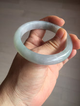 Load image into Gallery viewer, 53.6mm 100% natural certified icy watery light green/white/light purple jadeite jade bangle AU41-8150
