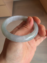 Load image into Gallery viewer, 53.6mm 100% natural certified icy watery light green/white/light purple jadeite jade bangle AU41-8150
