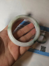 Load image into Gallery viewer, 57mm certified Type A 100% Natural green/red/white jadeite jade bangle BF38-1465
