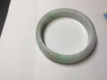 Load image into Gallery viewer, 57mm certified 100% natural sunny green/purple/yellow/white(FU LU SHOU) jadeite jade bangle AS85-7082
