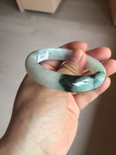 Load image into Gallery viewer, 53.9mm 100% natural Type A sunny green white purple jadeite jade bangle BN4-8233
