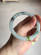 Load image into Gallery viewer, 57mm certified type A 100% Natural green/brown/purple slim round cut jadeite jade bangle GL38-6-9010
