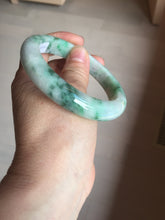 Load image into Gallery viewer, 57.7mm certified Type A 100% Natural sunny green white purple Jadeite Jade bangle BQ44-4138
