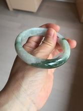 Load image into Gallery viewer, 57mm 100% natural Type A sunny green white purple jadeite jade bangle BN5-8234
