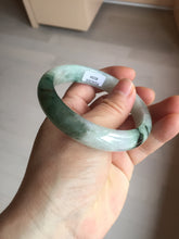 Load image into Gallery viewer, 57mm 100% natural Type A sunny green white purple jadeite jade bangle BN5-8234
