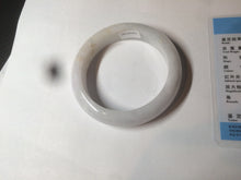 Load image into Gallery viewer, 57.5mm certified 100% natural type A white jadeite jade bangle BF41-1467
