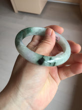 Load image into Gallery viewer, 57mm 100% natural Type A sunny green white purple jadeite jade bangle BN5-8234
