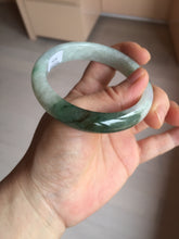 Load image into Gallery viewer, 57mm 100% natural Type A sunny green white purple jadeite jade bangle BN5-8234
