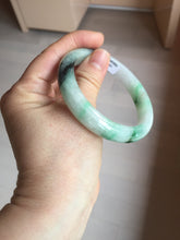 Load image into Gallery viewer, 56.9mm 100% natural Type A sunny green white purple jadeite jade bangle BN6-8241
