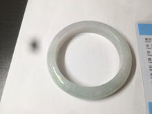 Load image into Gallery viewer, 55.8mm Certified type A 100% Natural icy watery light green red Jadeite Jade bangle AZ64-5067
