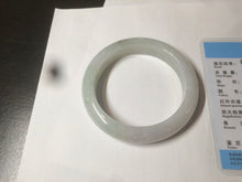 Load image into Gallery viewer, 55.8mm Certified type A 100% Natural icy watery light green red Jadeite Jade bangle AZ64-5067
