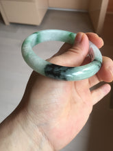 Load image into Gallery viewer, 56.9mm 100% natural Type A sunny green white purple jadeite jade bangle BN6-8241
