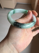 Load image into Gallery viewer, 56.9mm 100% natural Type A sunny green white purple jadeite jade bangle BN6-8241
