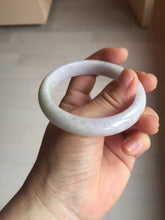 Load image into Gallery viewer, 54.5mm certified Type A 100% Natural sunny green purple white Jadeite Jade bangle BQ73-4931
