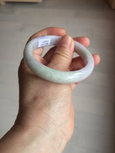 Load image into Gallery viewer, 54.5mm certified Type A 100% Natural sunny green purple white Jadeite Jade bangle BQ73-4931
