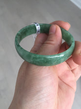 Load image into Gallery viewer, 52.8mm certified 100% natural Type A forest green dark green jadeite jade bangle BP15-8593
