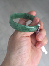 Load image into Gallery viewer, 52.8mm certified 100% natural Type A forest green dark green jadeite jade bangle BP15-8593
