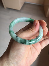 Load image into Gallery viewer, 52.5mm certified 100% natural Type A sunny green purple slim jadeite jade bangle BN9-7083
