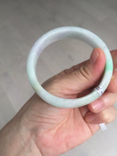 Load image into Gallery viewer, 57mm certified 100% natural sunny green/purple/yellow/white(FU LU SHOU) jadeite jade bangle AS85-7082
