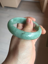 Load image into Gallery viewer, 54.9mm certified natural Type A apple green red jadeite jade bangle BN10-7078
