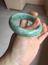 Load image into Gallery viewer, 54.9mm certified natural Type A apple green red jadeite jade bangle BN10-7078
