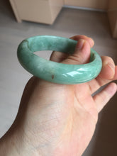 Load image into Gallery viewer, 54.9mm certified natural Type A apple green red jadeite jade bangle BN10-7078
