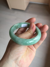 Load image into Gallery viewer, 54.9mm certified natural Type A apple green red jadeite jade bangle BN10-7078
